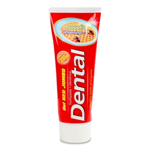 Паста зубна Dental Hot Red Jumbo Propolis + Whitening