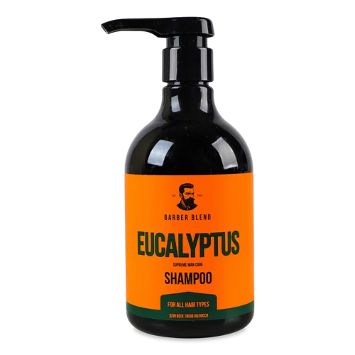 Шампунь для Всіх Типів Волосся Eucalyptus Barber Blend, 500мл
