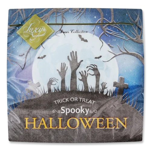 Паперові Серветки 3-шарові Happy Halloween Luxy, 33x33см, 20шт