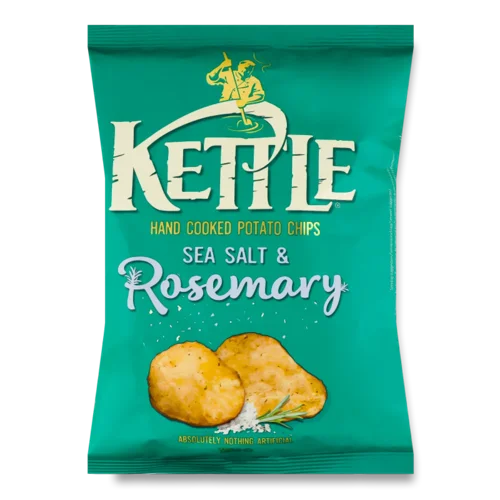 Чипси Kettle з морською сіллю та розмарином