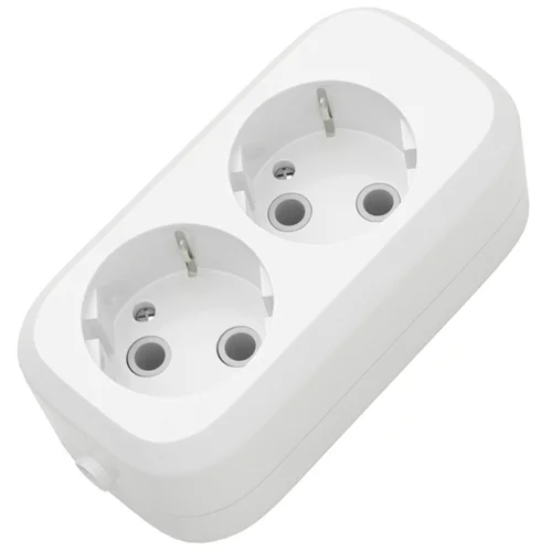 Розеточний блок Electrum ABS SM-2E заземлення C-SM-1775