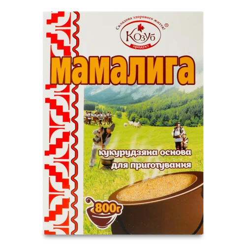 Мамалига Вищого Ґатунку, Картонна Упаковка, 800г