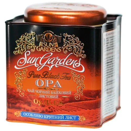 Чай Sun Gardens OPA чорний байховий 150г