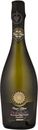 Вино ігристе біле брют Ponte Villioni Prosecco Spumante Extra Dry 0.75л