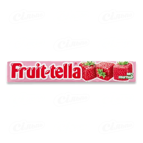 Жувальні цукерки Fruit-Tella Цукерки жувальні Полуниця 41г