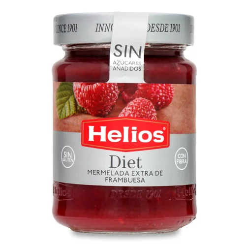 Джем Helios з малини без цукру 280г