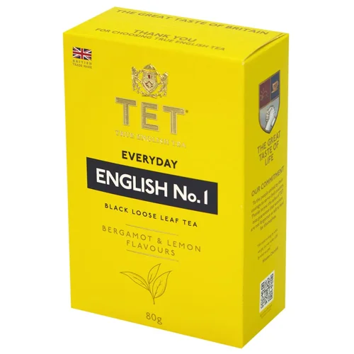 Чай чорний TET Everyday English No.1 Бергамот та лимон 80г