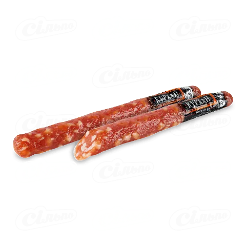 Ковбаса «Зоря» «Курхан» сиров'ялена вищого ґатунку, 1 кг
