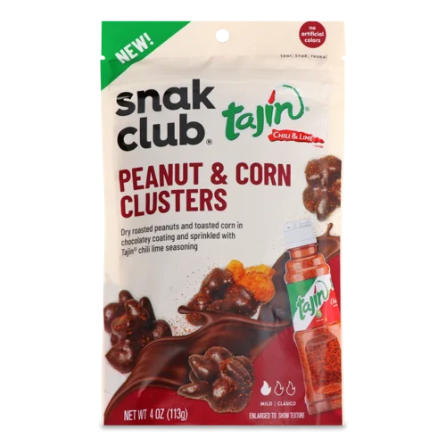 Снеки Snak Club Tajin З Арахісом І Кукурудзою В Шоколаді, 150г