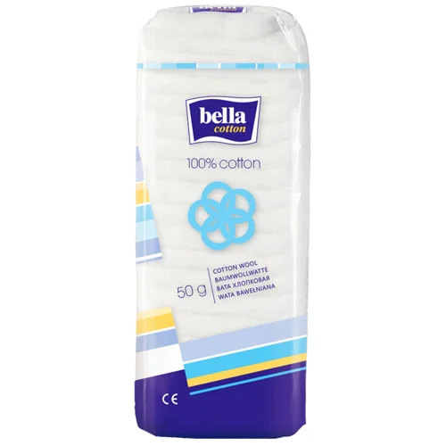 Вата Bella Cotton гігієнічна бавовняна 50г