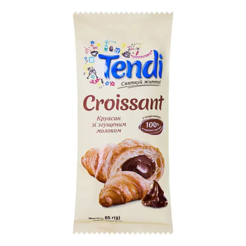 Круасан зі згущеним молоком Tendi м/у 65г