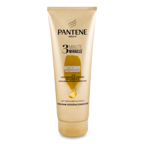 Бальзам-ополіскувач Для Волосся Інтенсивне Відновлення 3 Minute Miracle Pantene Pro-V, 200мл