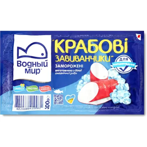 Крабові рулети Водний Світ 300г