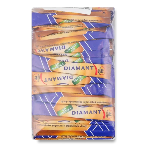Цукор Тростинний Коричневий Diamant, м/у, 500 г