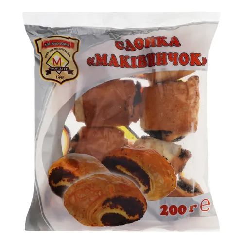 Слойка Маківничок Моноліт м/у 200г