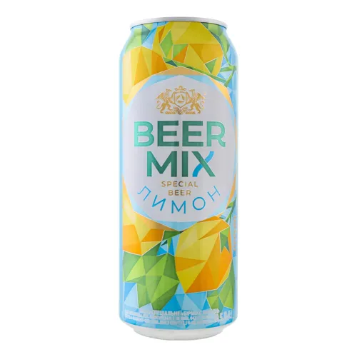 Пиво спеціальне «Lemon BeerMix» 0.5л 2.5%