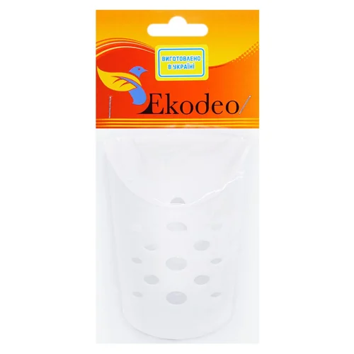 Стакан Ekodeo Polo Plast для зубної щітки білий