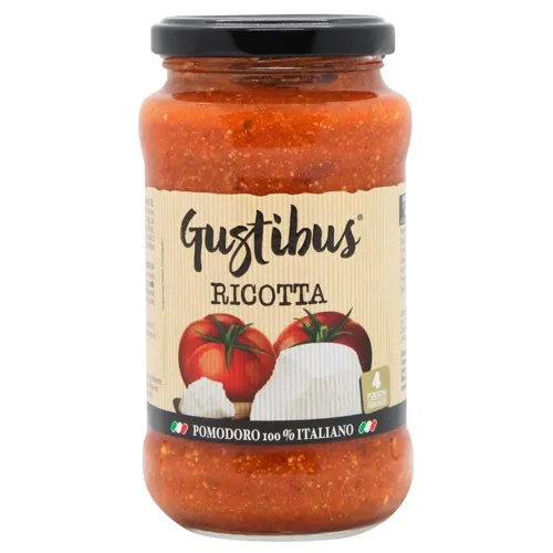 Соус Gustibus томатний з сиром рікота 400г х12