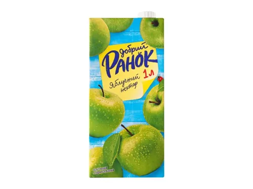 Нектар Яблучний Добрий Ранок т/п 1л