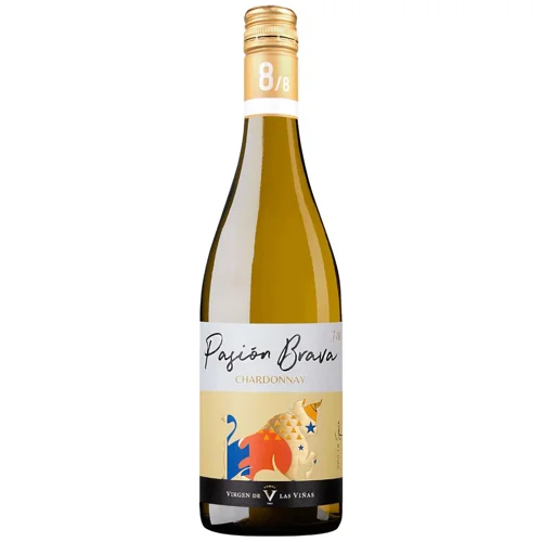 Вино Pasion Brava Chardonnay біле сухе 0.75л 10.5-15.0% 
