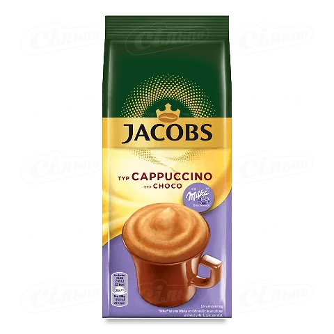 Напій кавовий «Jacobs Cappuccino choco», 500г
