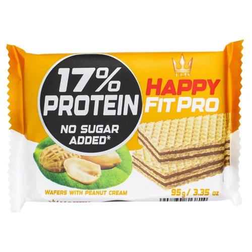 Вафлі Flis Fit Pro протеїн 17% з арахісом 95г