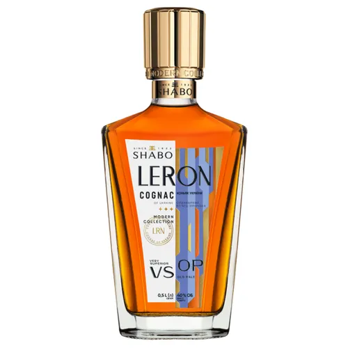 Коньяк України Shabo Leron V.S.O.P., 5 зірок, 40%, 0,5л