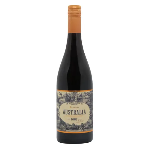 Вино Australia Shiraz червоне сухе 13% 0,75л