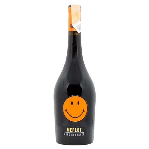 Вино Smiley Wines Merlot червоне сухе 0,75л