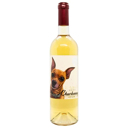 Вино Cotnar Dog Smile Шардоне біле сухе 10,5-14% 0,75л