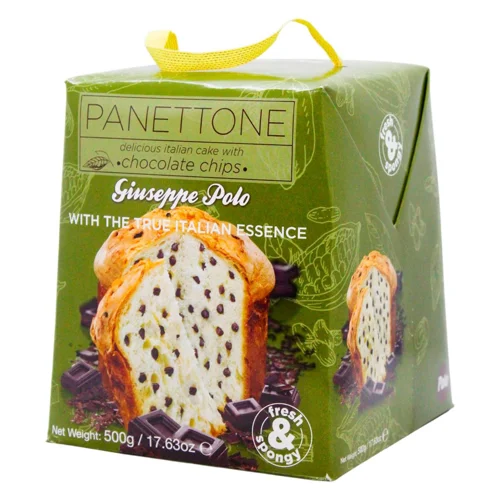 Панеттоне Fartons Polo преміум з шоколадним дропсом 500г