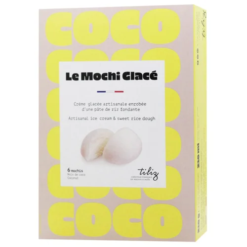 Морозиво Tiliz Mochi зі смаком кокосу 210г