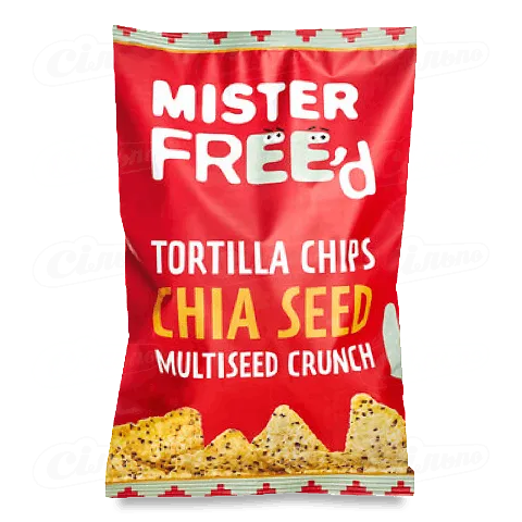 Чіпси Mister Free'd кукурудзяні з насінням чіа, 135г