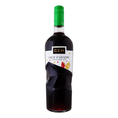 Напій винний 0.75л 6.9% червоний напівсолодкий ароматизований газований Fruit Paradise Gem