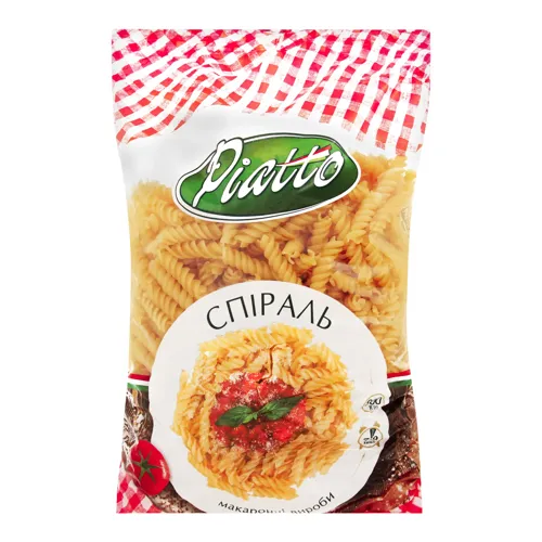 Вироби макаронні Спіраль Piatto м/у 900г