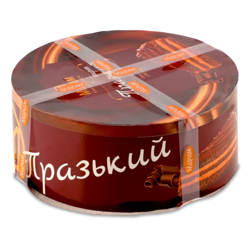 Торт Бісквітний З Кремом Празький, в/ґ, к/у 500г
