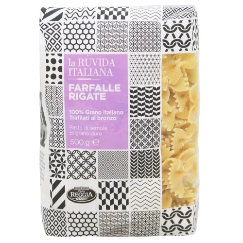 Макаронні вироби La Ruvida Farfalle Rigate 500г