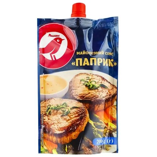 Соус майонезний Ашан Паприк 200г
