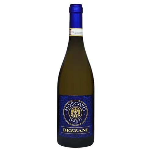 Вино ігристе Dezzani Moscato D`Asti біле солодке 5% 0,75л