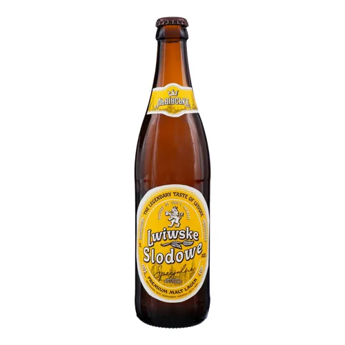 Пиво спеціальне 0.5л 4.4% світле пастеризоване Lwiwske Slodowe Львівське пл
