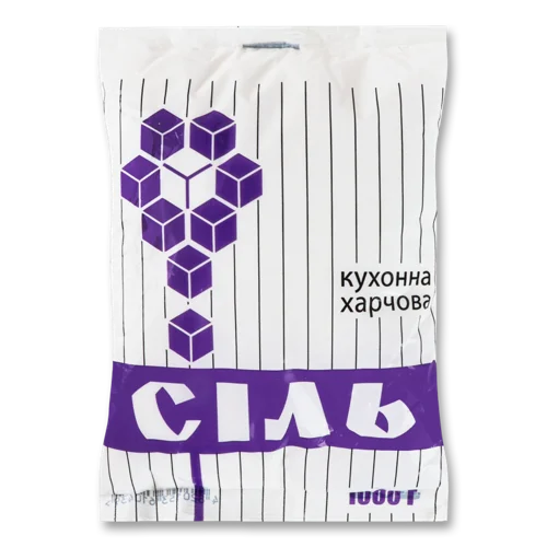 Сіль Кухонна Харчова Вищого Ґатунку, м/у 1кг