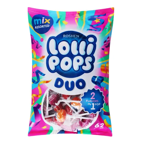 Карамель льодяникова Йогуртовий мікс LolliPops Dou Roshen 1 кг