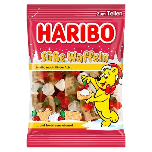 Цукерки Haribo Солодкі вафлі 175г