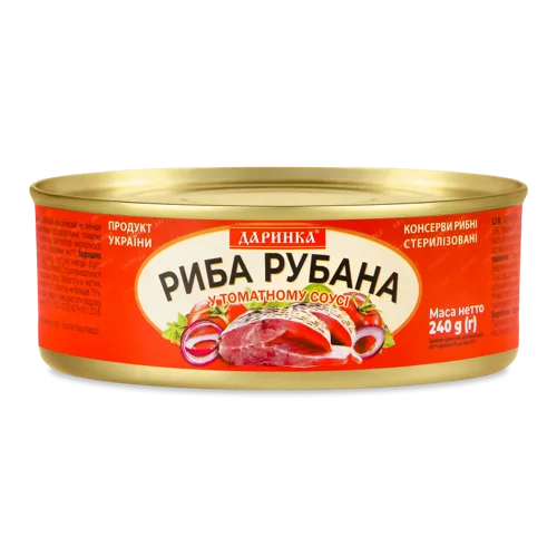 Риба Рубана У Томатному Соусі, Вищого Ґатунку, З/Б 240г