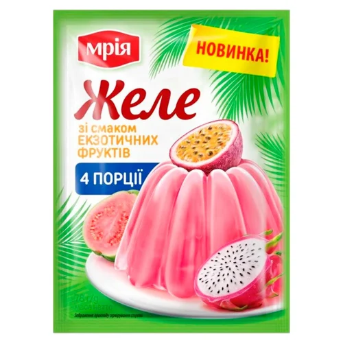 Желе Мрія со вкусом экзотических фруктов  м/у 78г