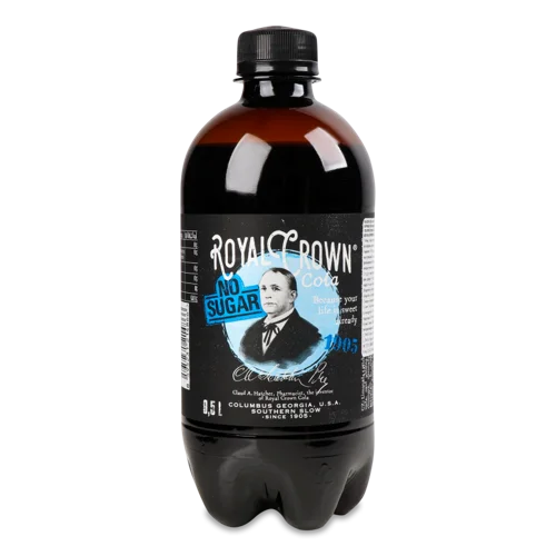 Напій Royal Crown Cola Без Цукру, Безалкогольний, з/б, 0.33л