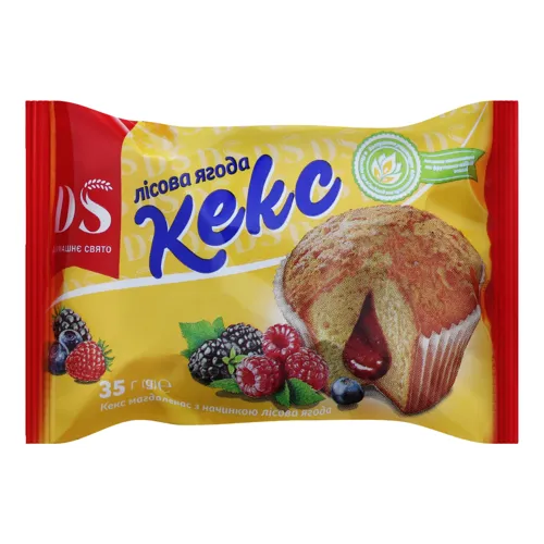 Кекс Лісова ягода Домашнє Свято м/у 35г