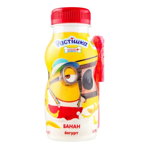 Йогурт 1.5% Банан Растішка 185г