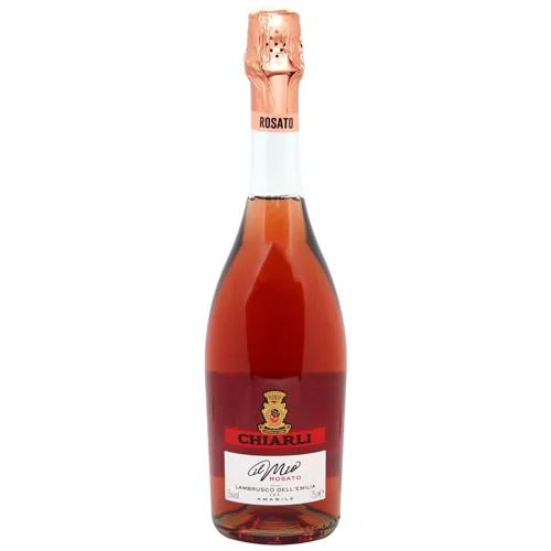 Вино ігристе Chiarli Lambrusco Rosato рожеве солодке 7,5% 0,75л