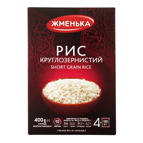 Рис шліфований круглозернистий Жменька
